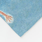 Blatt-Kinder Fleecedecke (Ecke)