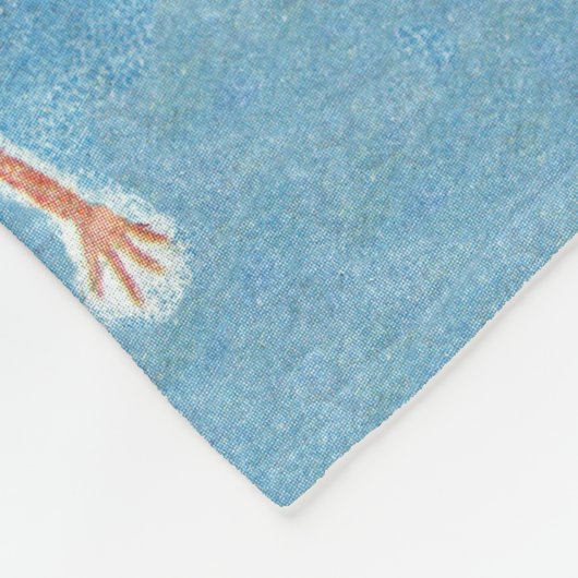 Blatt-Kinder Fleecedecke (Ecke)