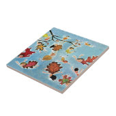 Blatt-Kinder Fliese (Seite)