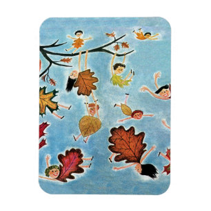 Blatt Kinder Magnet