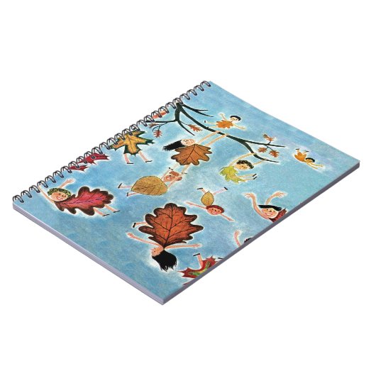 Blatt-Kinder Notizblock (Linke Seite)