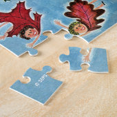 Blatt-Kinder Puzzle (Seite)