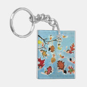 Blatt-Kinder Schlüsselanhänger (Vorderseite links)