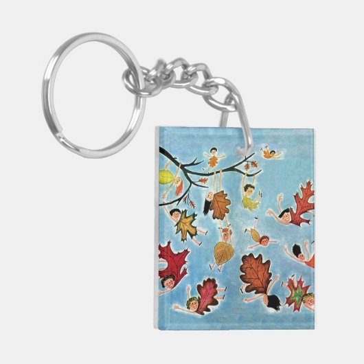 Blatt-Kinder Schlüsselanhänger (Vorderseite links)