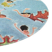 Blatt Kinder Schneidebrett (Ecke)