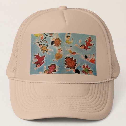 Blatt-Kinder Truckerkappe (Vorderseite)