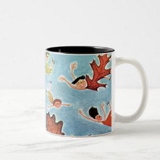Blatt-Kinder Zweifarbige Tasse