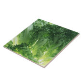 Blatt-Kopfsalat Fliese (Seite)