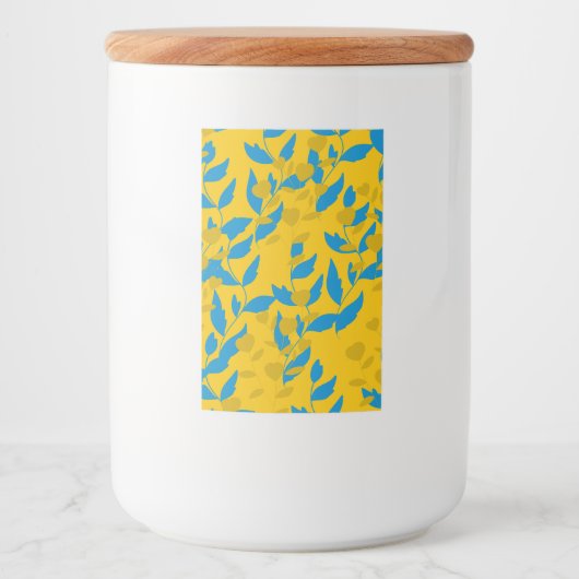 Blatt Lebensmitteletikett (Vorderseite)