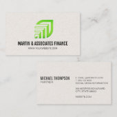 Blatt-Logo | Finanzen  Visitenkarte (Vorne/Hinten)