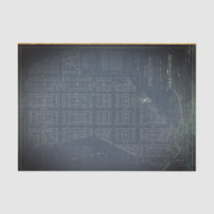 Blatt Manhattan-Plan-18lb Decoupage Seidenpapier