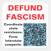 Blatt mit 1,5 cm, quadratischen Aufklebern. Quadratischer Aufkleber (Vorderseite)