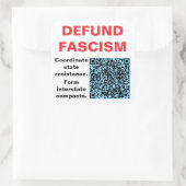 Blatt mit 1,5 cm, quadratischen Aufklebern. Quadratischer Aufkleber (Tasche)