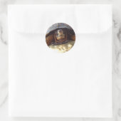 Blatt mit 20 Kartons Schildkrötenkleber Runder Aufkleber (Tasche)