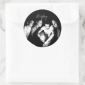 Blatt mit Aufklebern von 6 bis 3 Zoll Runder Aufkleber (Tasche)