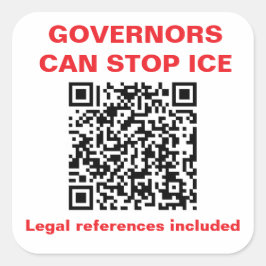 Blatt mit sechs 3 Zoll Aufklebern Quadratischer Aufkleber