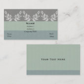 Blatt-Motiv-weiche Schatten-Gewohnheit Visitenkarte (Vorne/Hinten)