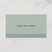 Blatt-Motiv-weiche Schatten-Gewohnheit Visitenkarte (Rückseite)