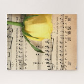 Blatt Music Yellow Rose Puzzle (Horizontal)