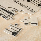 Blatt Music Yellow Rose Puzzle (Seite)