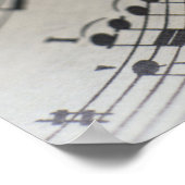 Blatt Musik 9 Poster (Ecke)