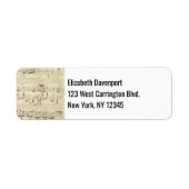 Blatt Musik auf Parchment Handschrift in Tinte (Vorne)