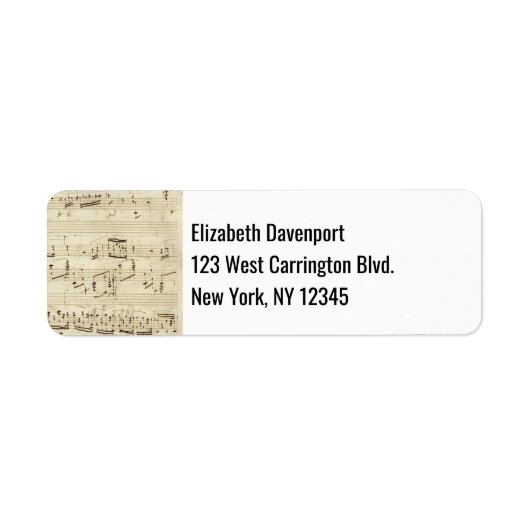 Blatt Musik auf Parchment Handschrift in Tinte (Vorne)