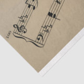 Blatt Musikdokument Hintergrund 2 Decoupage Seidenpapier (Ausschnitt)