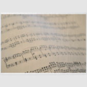 Blatt Musikdokument Hintergrund 2 Decoupage Seidenpapier (Vorderseite)