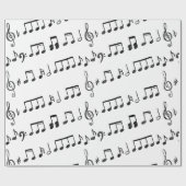 Blatt-Musiknoten Geschenkpapier (Flach)