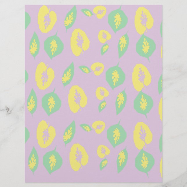 Blatt Muster 1 (Vorderseite)