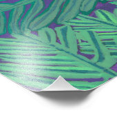Blatt Nacht Druck (Ecke)