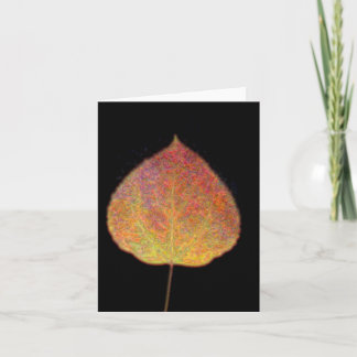 Blatt Notecard Karte