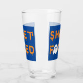 Blatt Orange Glas (Links)