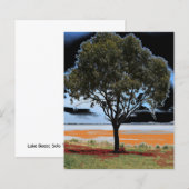 Blatt Papier für den See Beac Solo Tree (Vorne/Hinten)