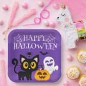 Blatt Papier Halloween Pappteller (Party)