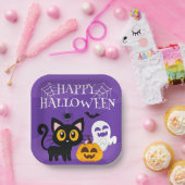 Blatt Papier Halloween Pappteller (Party)