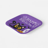Blatt Papier Halloween Pappteller (Gewinkelt)