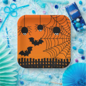 Blatt Papier Halloween Pappteller (Party)