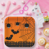 Blatt Papier Halloween Pappteller (Party)