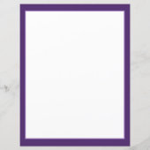 Blatt Papier in Lila Streifen (Rückseite)
