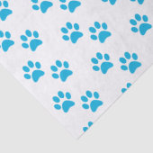 Blatt Papier mit blauen Pasten (Detail)