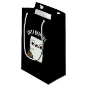 Blatt passiert Funny Paper Pub Dark BG Kleine Geschenktüte (Vorderseite Schrägansicht)