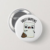 Blatt passiert Funny Paper Puff Button (Vorne & Hinten)