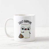 Blatt passiert Funny Paper Puff Kaffeetasse (Links)