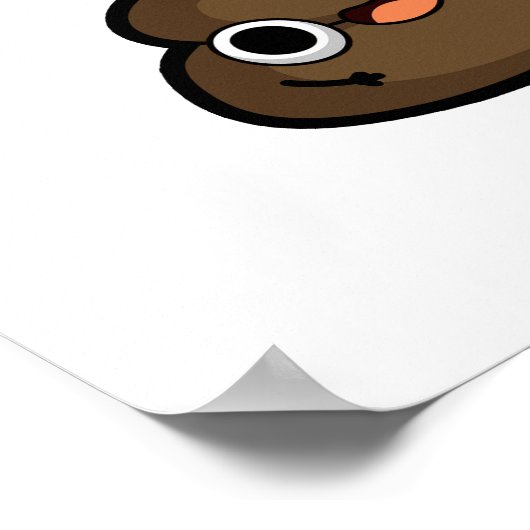 Blatt passiert Funny Paper Puff Poster (Ecke)