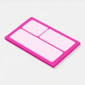 Blatt Post-it Klebezettel (angewinkelt)