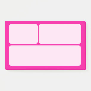 Blatt Post-it Klebezettel