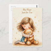 Blatt Postkarte (Vorne/Hinten)