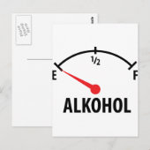 Blatt Postkarte (Vorne/Hinten)